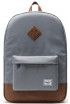 HERSCHEL 10007-00061-OS HERITAGE BACKPACK Grey/Tan Synthetic Leather