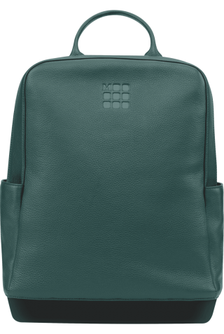 MOLESKINE CLASSIC LEATHER LAPTOP 15'' BACKPACK GREEN
